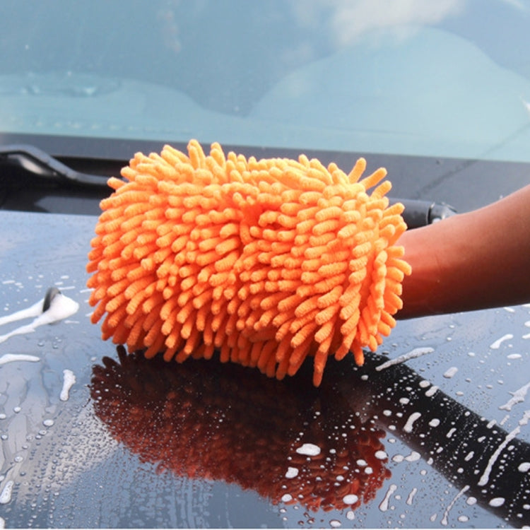 KANEED Ultrafine Fiber Chenille Anthozoan Car Washing Gloves Multi-functional Magic Car Brush (Random Color Delivery), Car Washing Gloves