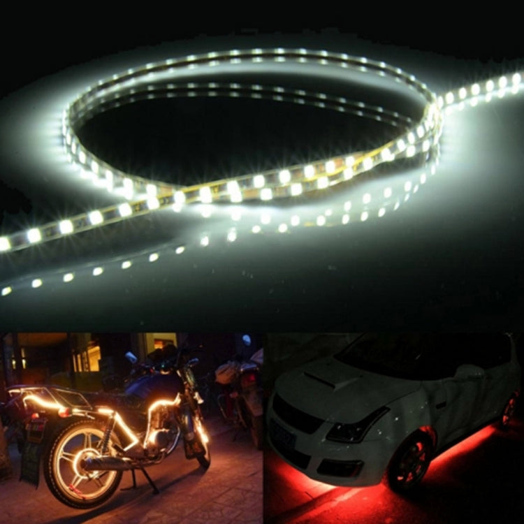 5 PCS 45 LED 3528 SMD Waterproof Flexible Car Strip Light for Car Decoration, DC 12V, Length: 90cm, 90cm+blue, 90cm+red, 90cm+white, 90cm+yellow, 90cm+pink, 90cm+green, 90cm+ice blue