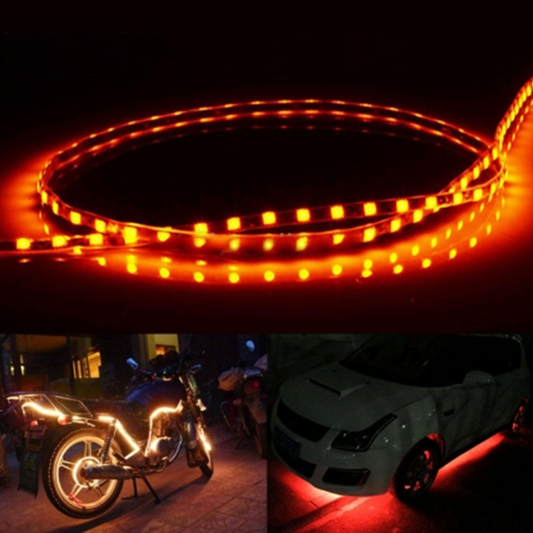 5 PCS 45 LED 3528 SMD Waterproof Flexible Car Strip Light for Car Decoration, DC 12V, Length: 90cm, 90cm+blue, 90cm+red, 90cm+white, 90cm+yellow, 90cm+pink, 90cm+green, 90cm+ice blue