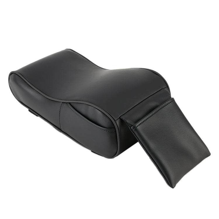 Universal Car PU Leather and Memory Foam Wrapped Armrest Box Car Armrest Box Mat with Phone Holder Storage Bag & Card Slot, with Card Slot (Black), with Card Slot (Beige), with Card Slot (Brown)
