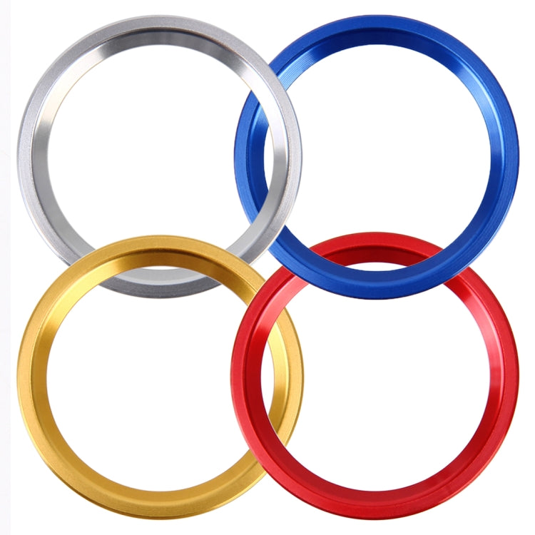 Car Engine Start Key Push Button Ring Trim Aluminum Alloy Sticker Decoration for Audi, For Audi(Engine Start)