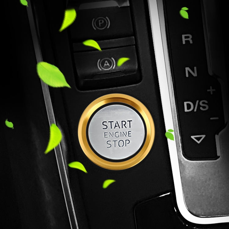 Car Engine Start Key Push Button Ring Trim Aluminum Alloy Sticker Decoration for Audi, For Audi(Engine Start)