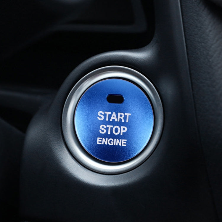 3D Aluminum Alloy Engine Start Stop Push Button Cover Trim Decorative Sticker for Mazda, for Mazda