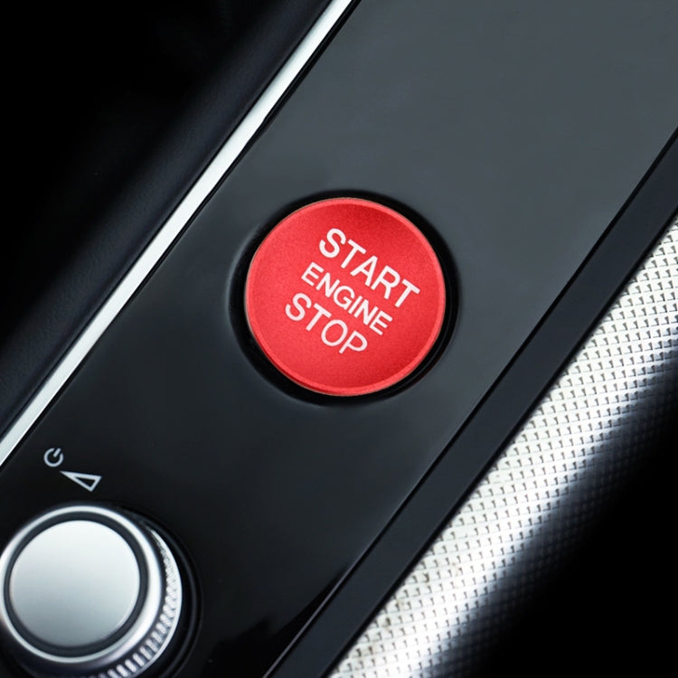 Car Engine Start Key Push Button Cover Trim Aluminum Alloy Sticker Decoration for Audi, For Audi