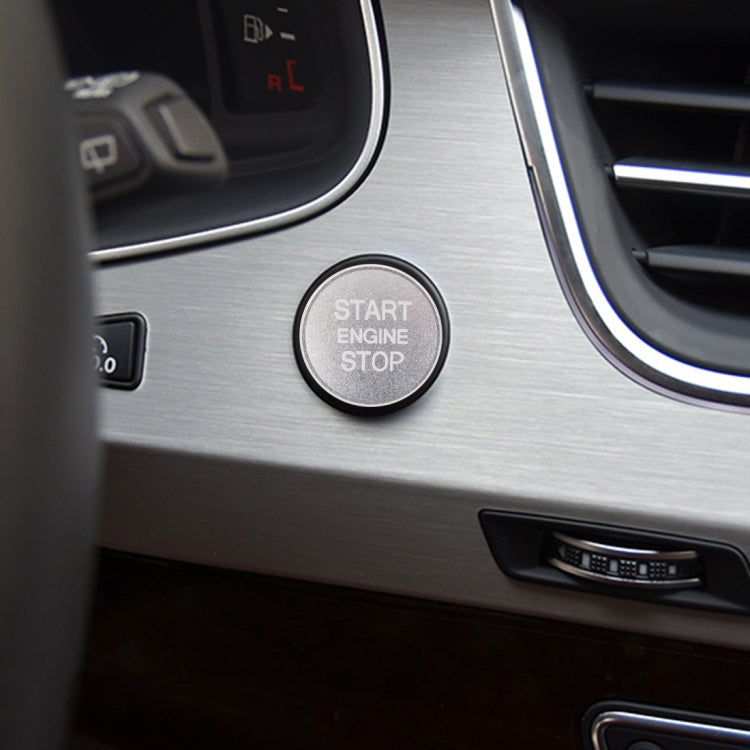 Car Engine Start Key Push Button Cover Trim Aluminum Alloy Sticker Decoration for Audi, For Audi