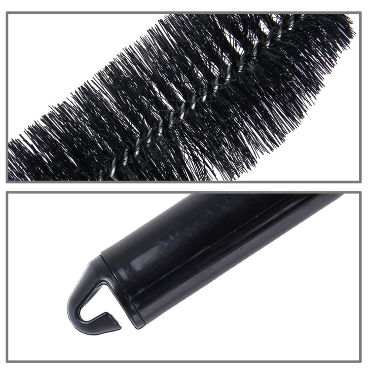 KANEED Portable Loop Style Auto Car Vehicle Motorcycle Wheel Tire Rim Hub Scrub Wash Brush Washing Cleaning Tool, Tire Rim Hub Brush