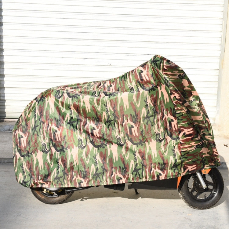 190T Polyester Taffeta All Season Waterproof Sun Motorcycle Mountain Bike Cover Dust & Anti-UV Outdoor Camouflage Bicycle Protector, Size: XL, Size: M, Size: L, Size: S, Size: XL
