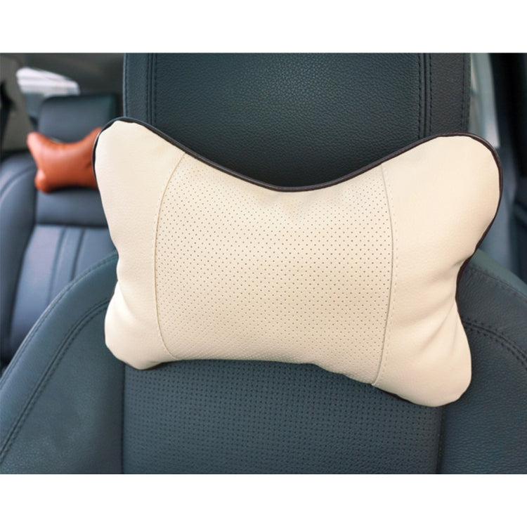 Four Seasons Breathable Leather Surface Car Neck Pillow Head Pillow, CMS5413A, CMS5413B, CMS5413C, CMS5413D, CMS5413E, CMS5413F