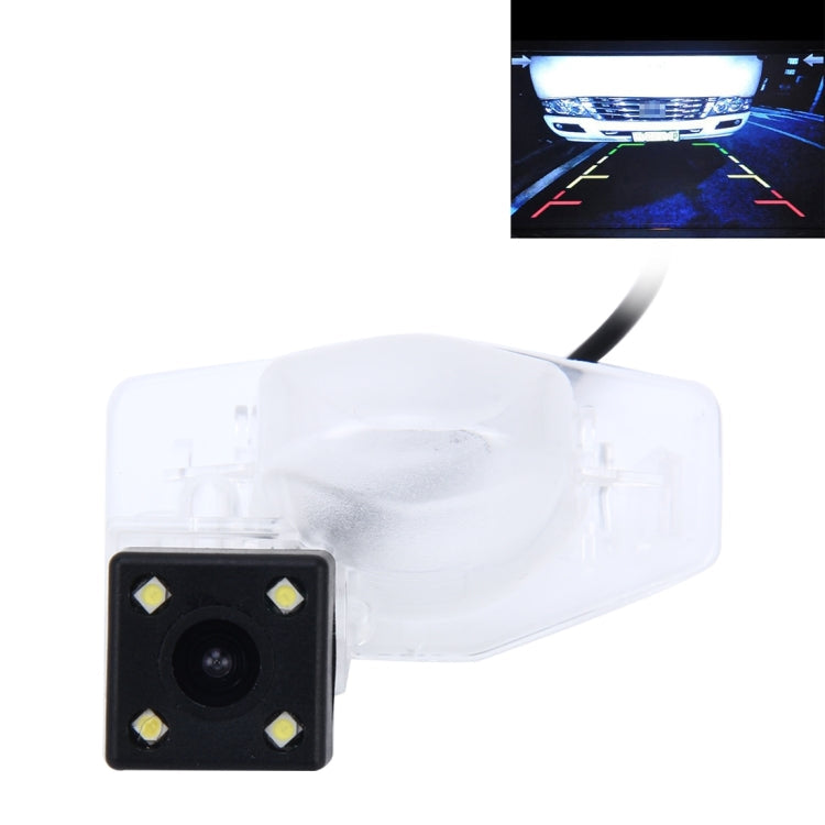 656x492 Effective Pixel  NTSC 60HZ CMOS II Waterproof Car Rear View Backup Camera With 4 LED Lamps (for Nissan LIVINA 2011-2013 Version), For Honda Fit 2008-2013 Version