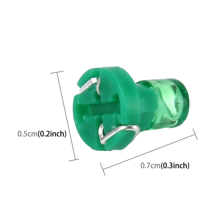 10 PCS 2W T3 Wedge Instrument Panel LED Light Dashboard Gauge Cluster Indicator Lamp Bulb, 2W T3, T3