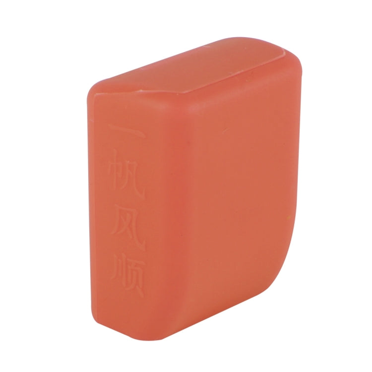 Safe Rubber Car Seat Belt Clips Locking Buckles Protective Cover, Orange, Green, Blue, Red, Black