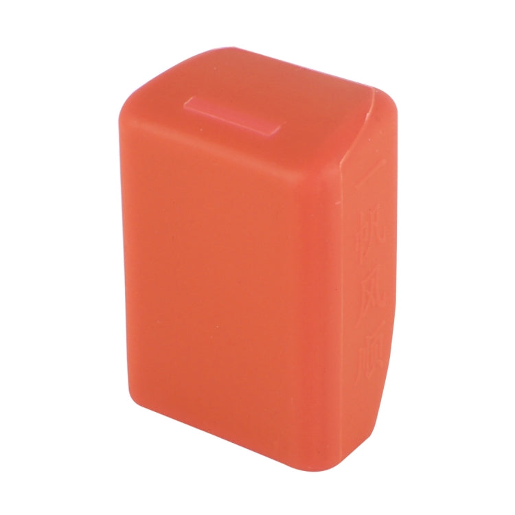 Safe Rubber Car Seat Belt Clips Locking Buckles Protective Cover, Orange, Green, Blue, Red, Black