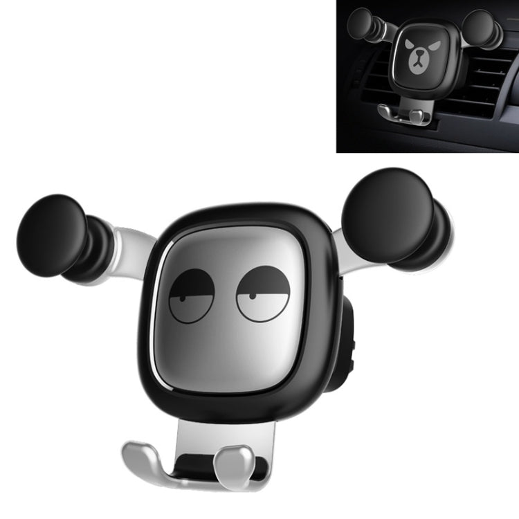 Big Eyes Pattern Gravity Cartoon Air Vent Car Mount Phone Holder, Big Eyes(Black), Big Eyes(Silver)