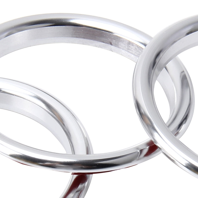 4 PCS Car Outlet Decorative Rings Aluminum Alloy Air Outlet Chrome Trim Ring Car Dashboard  Air Vents Cover Sticker Decoration for Audi A3, For Audi A3