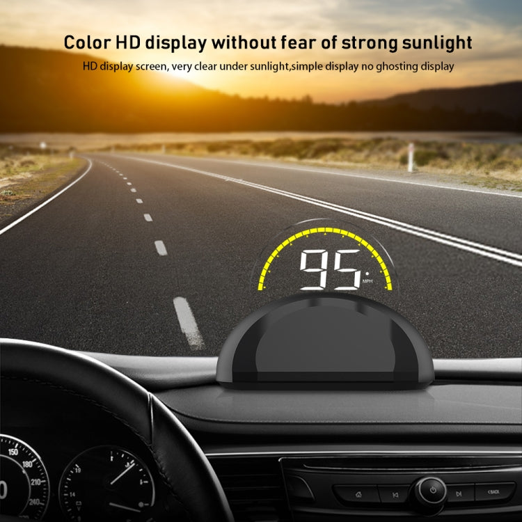C700 2.6 inch Universal Car OBD2 HUD Vehicle-mounted Head Up Display, C700