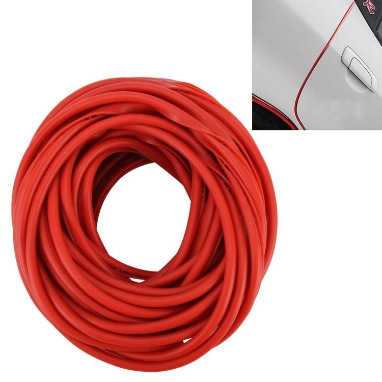 5m Car Decorative Strip PVC Chrome Decoration Strip Door Seal Window Seal, Blue, Red, Transparent, White, Black, Grey