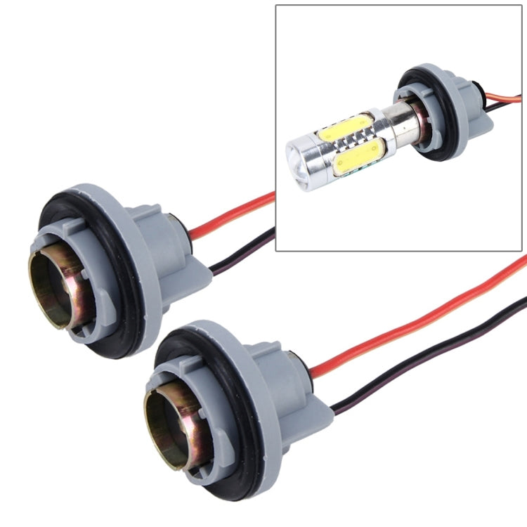 2 PCS Car Auto LED Bulb Socket Holder (No Including Light), H1/H3, H4, H7, H8/H11, 1156, 7443