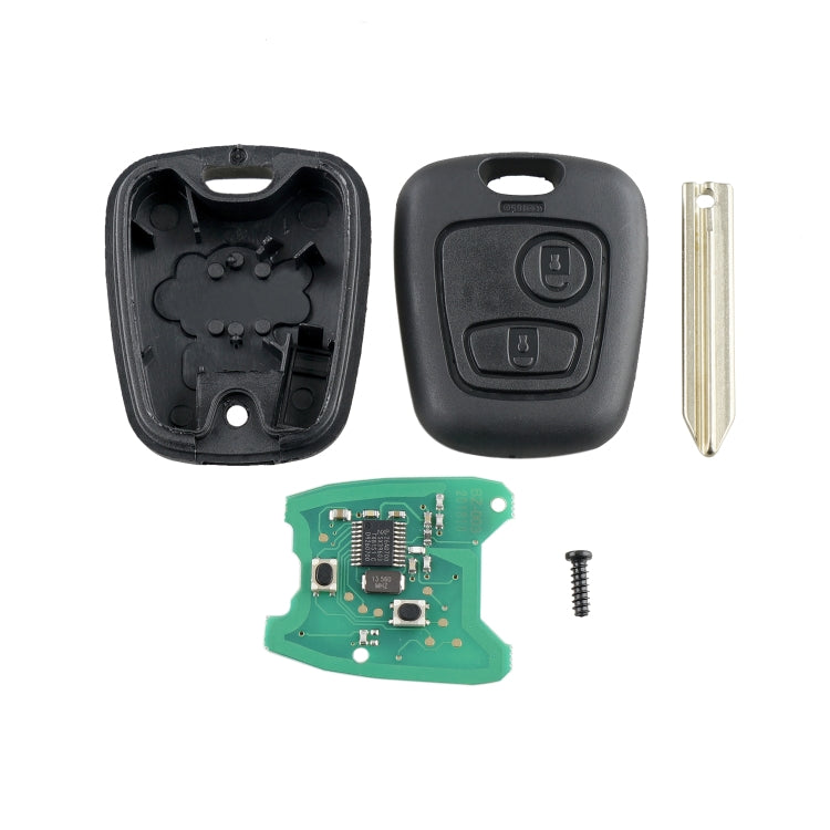 For Citroen Saxo / Picasso / Xsara / Berlingo 2 Buttons Intelligent Remote Control Car Key with Integrated Chip & Battery, Frequency: 433MHz, For Citroen