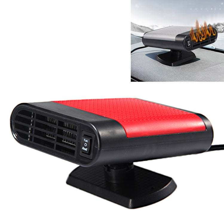 Car Heater Hot Cool Fan Windscreen Window Demister Defroster DC 24V, Ordinary Version, DC 24V, Ordinary Version (Red)