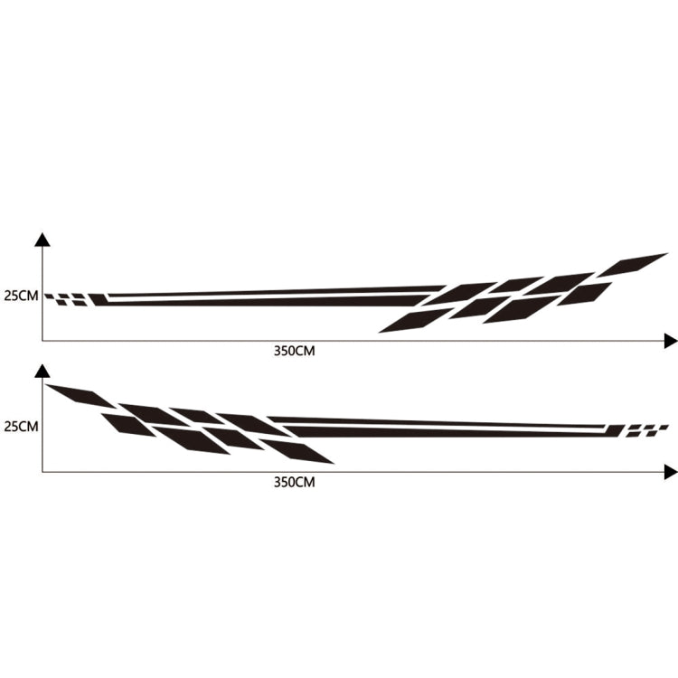 Car Styling Plaid Series PVC Sticker Auto Decorative Sticker, D-373