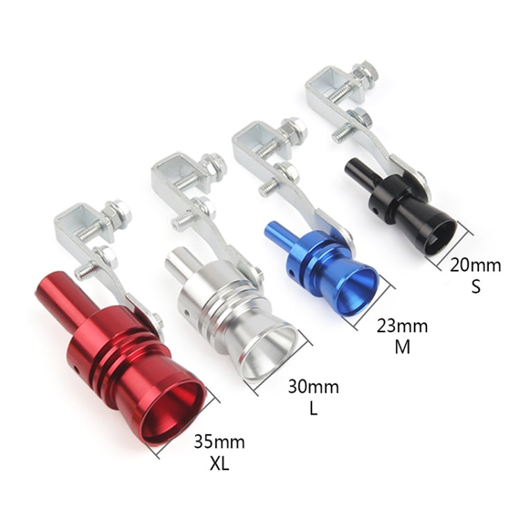 Universal Aluminum Turbo Sound Exhaust Muffler Pipe Whistle Car / Motorcycle Simulator Whistler, Size: XL, Outside Diameter: 35mm, Size: XL (Red), Size: XL (Silver), Size: XL (Black), Size: XL (Gold), Size: XL (Blue)