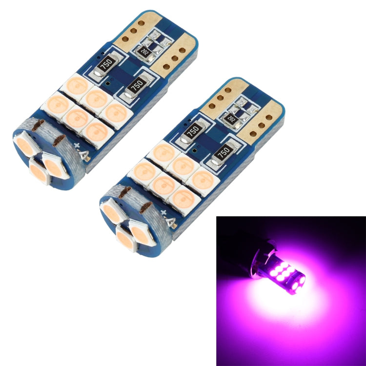 2 PCS T10 DC12 / 1W 9LEDs SMD-3030 Car Clearance Light, 9LEDs (White Light), 9LEDs (Yellow Light), 9LEDs (Ice Blue Light), 9LEDs (Blue Light), 9LEDs (Pink Light)