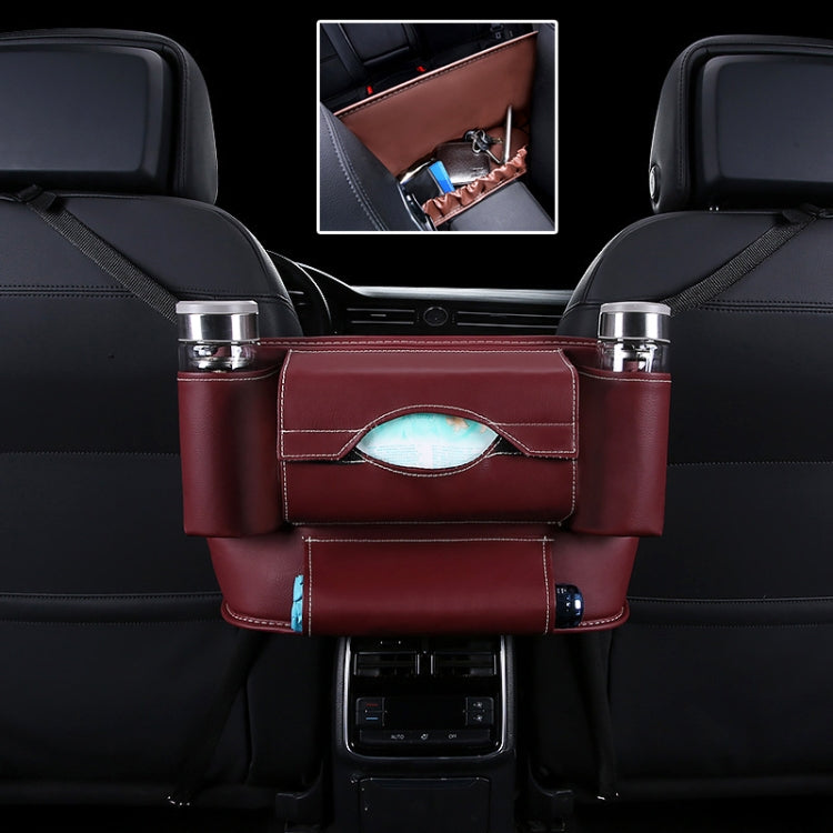 Car Front Seat Hanging Bag Paper Towel / Water Cup Storage Bag, Paper Towel / Water Cup (Black), Paper Towel / Water Cup, Paper Towel / Water Cup (Beige), Paper Towel / Water Cup (Red), Paper Towel / Water Cup (Wine Red), Paper Towel / Water Cup (Brown)