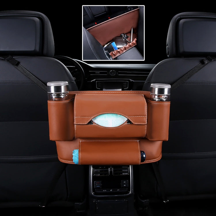 Car Front Seat Hanging Bag Paper Towel / Water Cup Storage Bag, Paper Towel / Water Cup (Black), Paper Towel / Water Cup, Paper Towel / Water Cup (Beige), Paper Towel / Water Cup (Red), Paper Towel / Water Cup (Wine Red), Paper Towel / Water Cup (Brown)