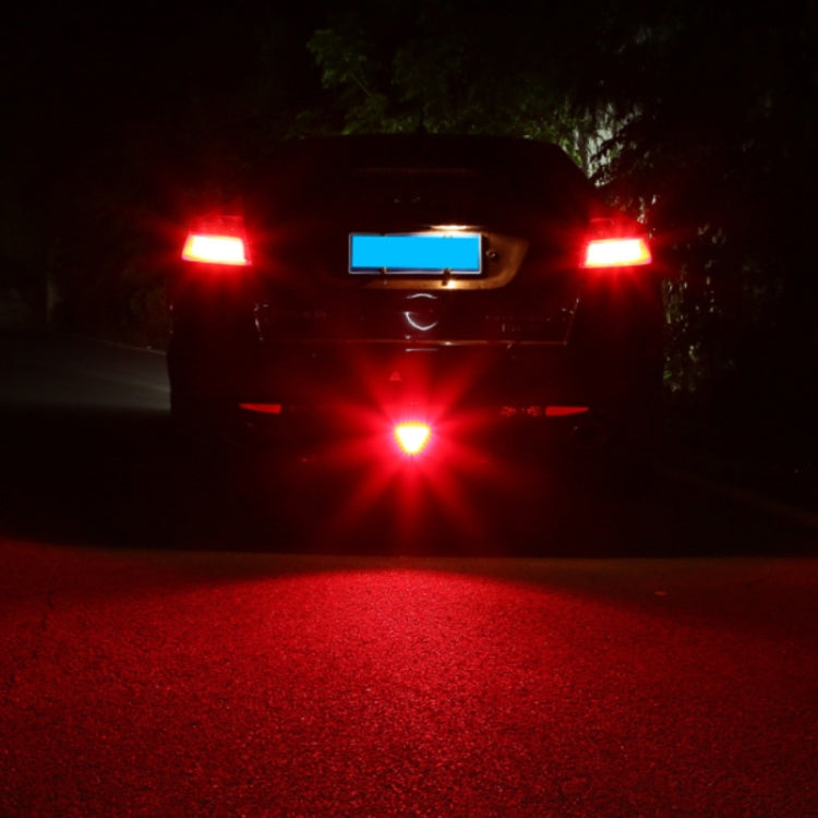 DC12V 1W Car Triangle Highlight Brake Lights Reversing Light with 20LEDs SMD-3528, Triangle (Transparent), Triangle (Black), Triangle (Red)