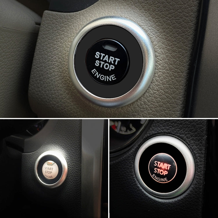 Car Engine Start Key Push Button Ring Trim Sticker Decoration for Nissa Teana / X-TRAIL / Qashqai / Murano / Maxima 2013-2018, For Nissa Teana (Red), For Nissa Teana (Silver), For Nissa Teana (Black), For Nissa Teana (Blue)