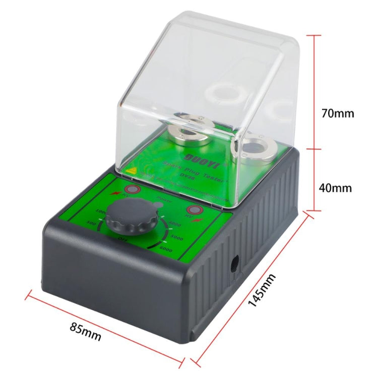 DUOYI DY28 Car Double Hole Spark Plug Tester, US Plug, DUOYI US Plug