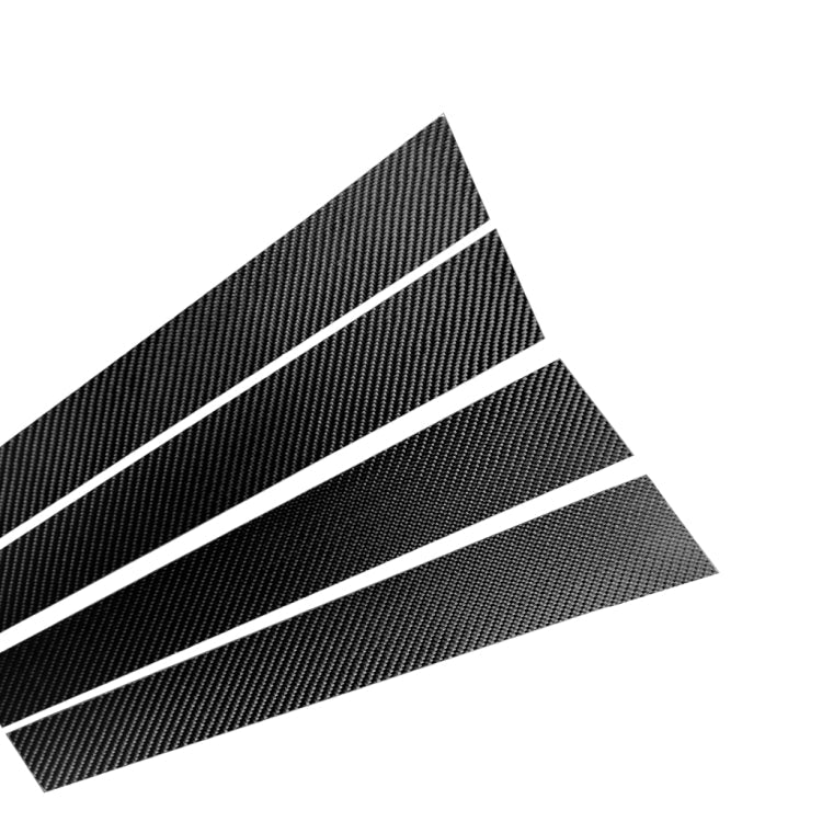 Car Carbon Fiber B Pillar Decorative Sticker for Audi A6 2012-2018, Left and Right Drive Universal, For Audi A6 2012-2018