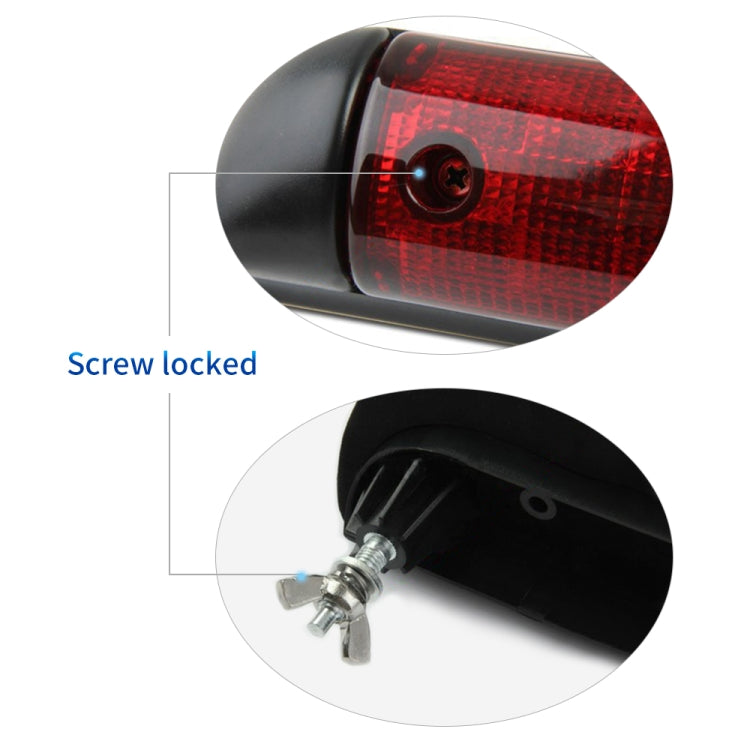 PZ460 Car Waterproof HD High Position Brake Light View Camera + 7 inch Rearview Monitor for Fiat / Citroen / Peugeot, PZ460  + 7 inch Rearview Monitor