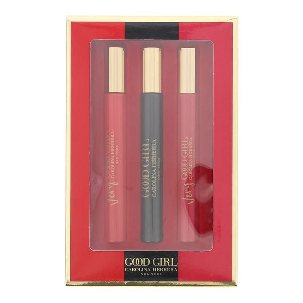 Carolina Herrera Miniature Gift Set - Very Good Girl EDP 10ml + Very Good Girl Glam EDP 10ml + Good Girl EDP 10ml