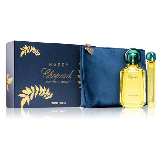 Chopard Happy Chopard Lemon Dulci Gift Set 100ml EDP + 10ml EDP + Pouch