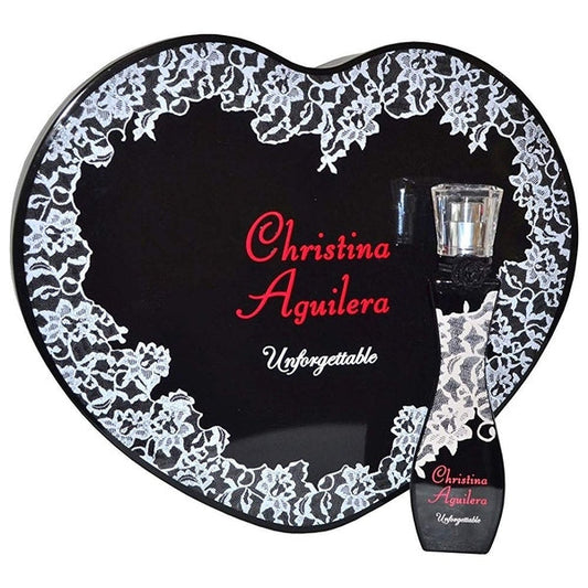 Christina Aguilera Unforgettable Gift Set 30ml EDP + Tin Heart Box