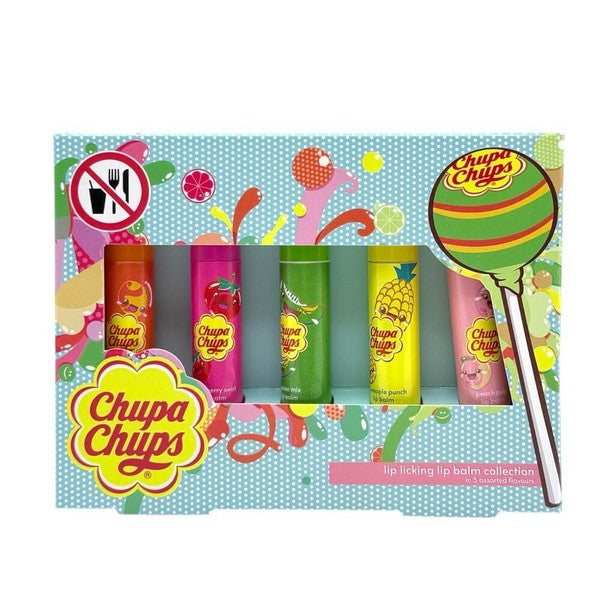 Chupa Chups Lip Balms - Orange - Strawberry- Melon - Pineapple - Peach
