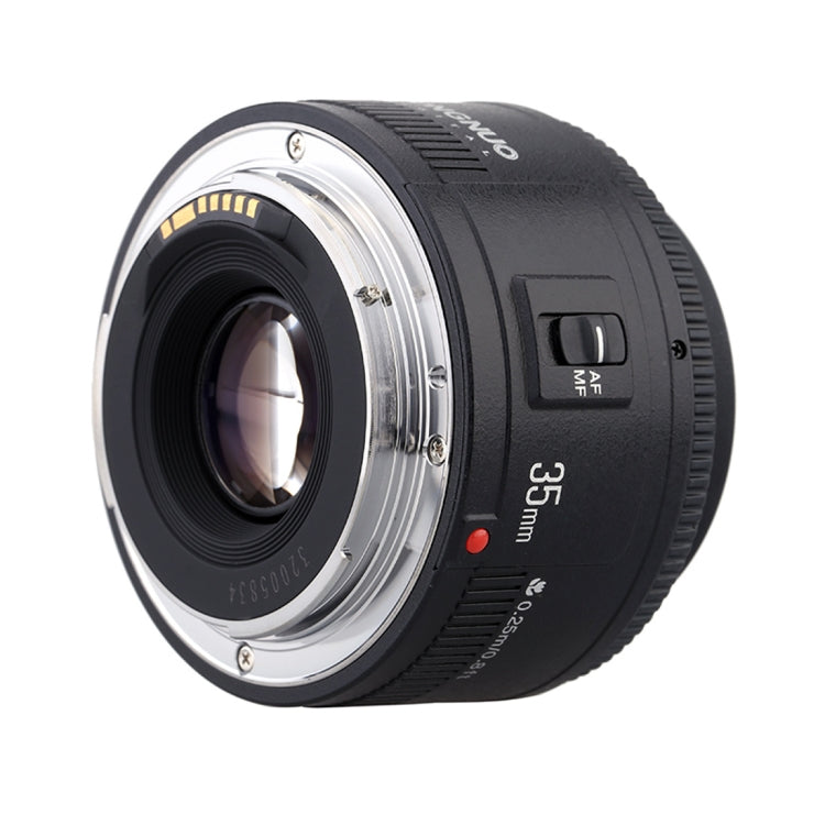 YONGNUO YN35MM F2N 1:2 AF/MF Wide-Angle Fixed/Prime Auto Focus Lens for Nikon DSLR Cameras, YN35mm F2N