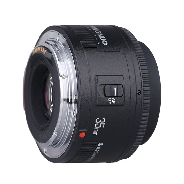 YONGNUO YN35MM F2N 1:2 AF/MF Wide-Angle Fixed/Prime Auto Focus Lens for Nikon DSLR Cameras, YN35mm F2N