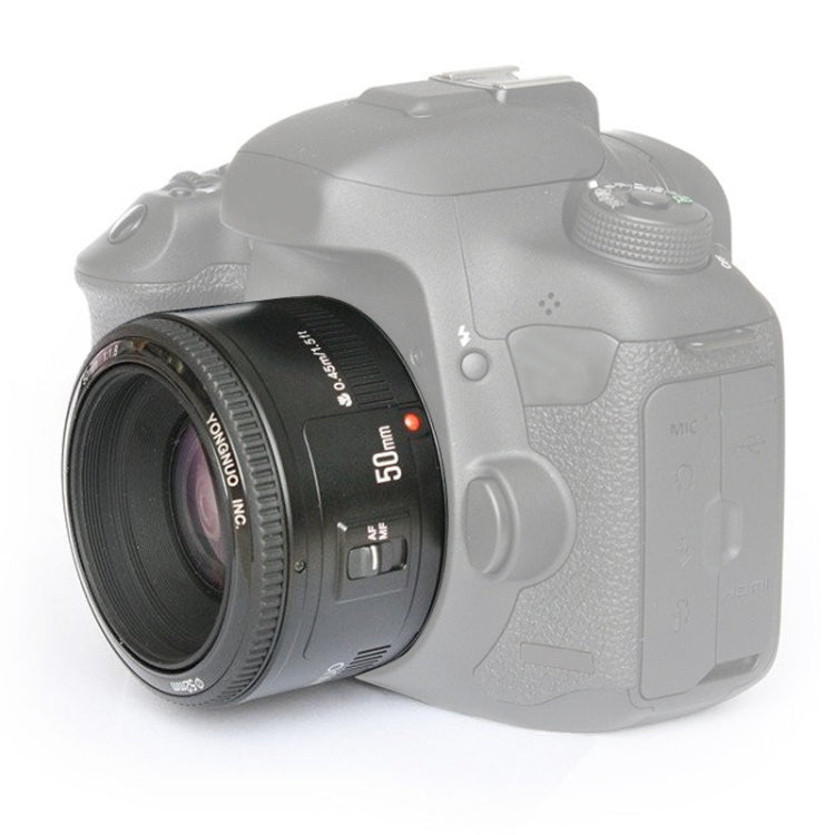 YONGNUO YN50MM F1.8C Auto Focus Lens for Canon EF Mount New Lens, YN50mm F1.8C