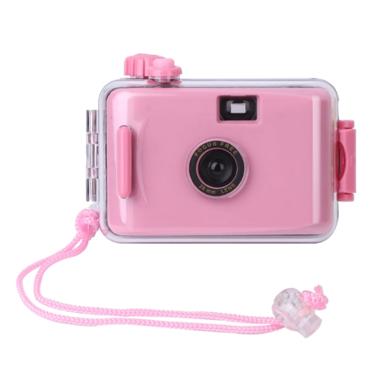 SUC4 5m Waterproof Retro Film Camera Mini Point-and-shoot Camera for Children, Pink, Baby Blue, White, Yellow, Black White