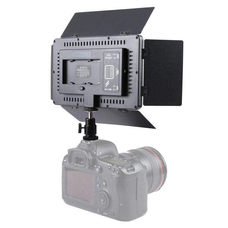 LED01 520 LEDs 4100LM Professional Vlogging Photography Video & Photo Studio Light for Canon / Nikon DSLR Cameras, 520 LED