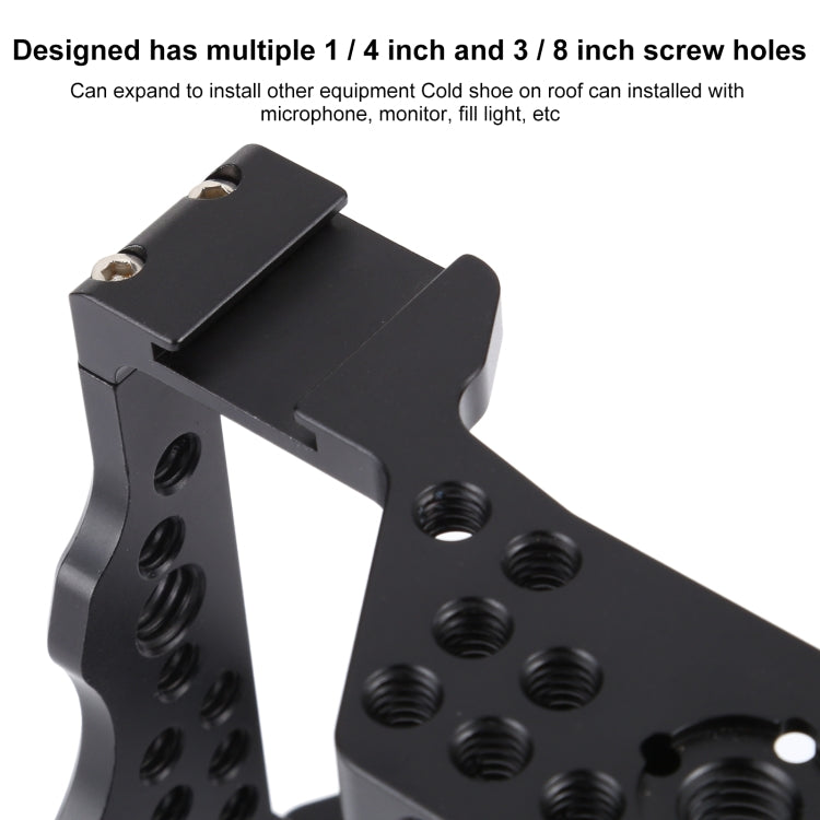 Video Camera Cage Stabilizer for Sony A7 III (A7M3) / A7R3 (A7R III), For Sony A7 III