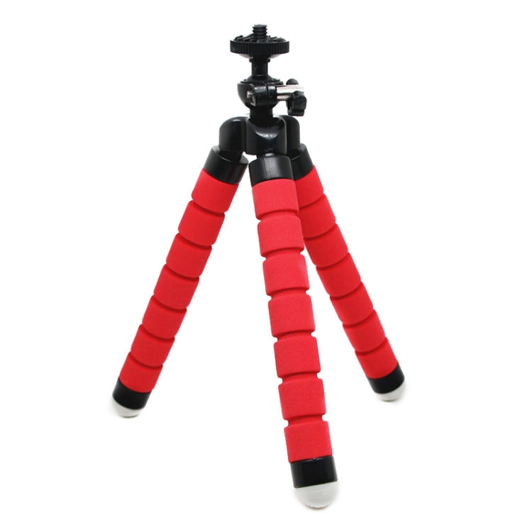 Mini Octopus Flexible Foam Tripod Holder with Phone Clamp & Remote Control