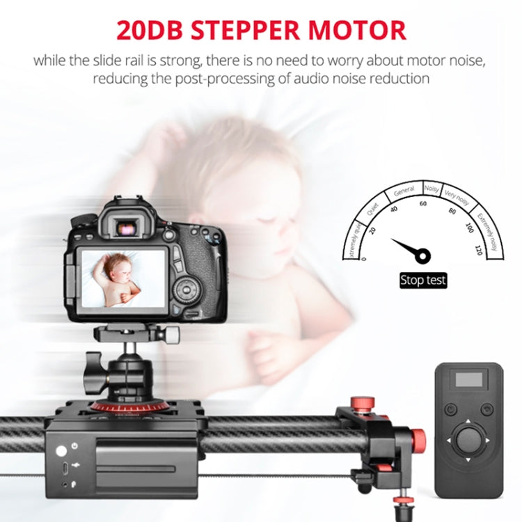 YELANGU L80TC 80cm Electrical Slide Rail Track with 2.4GHz Remote Control for SLR Cameras / Video Cameras, L80TC 80cm