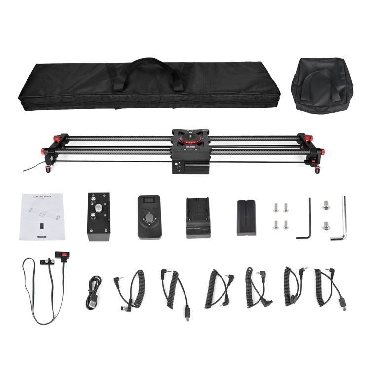 YELANGU L60TC 60cm Electrical Slide Rail Track with 2.4GHz Remote Control for SLR Cameras / Video Cameras, L60TC 60cm