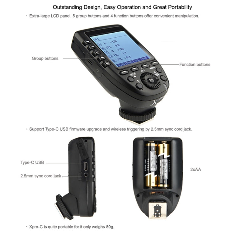 Godox Xpro-N TTL Wireless Flash Trigger for Nikon, Xpro-N for Nikon