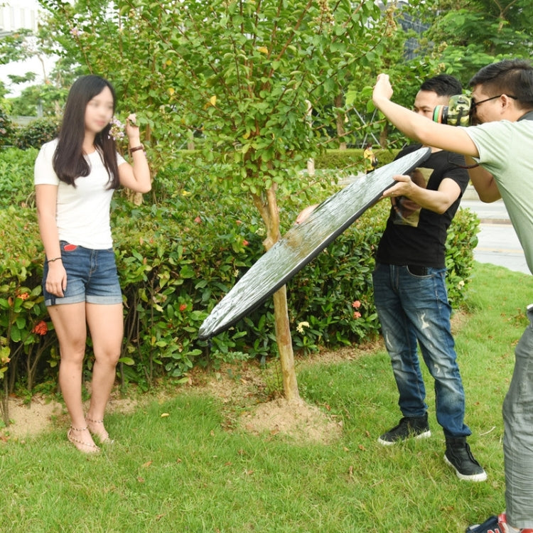 Godox FT01 2 in 1 Gold / Silver Oval Folding Reflector Board, Size: 150 x 200cm, 2 in 1 150 x 200cm