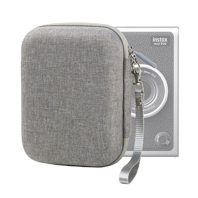 Hard Case Box Storage Bag for FUJIFILM Instax mini EVO, Fabric Pattern Black, Fabric Pattern Grey