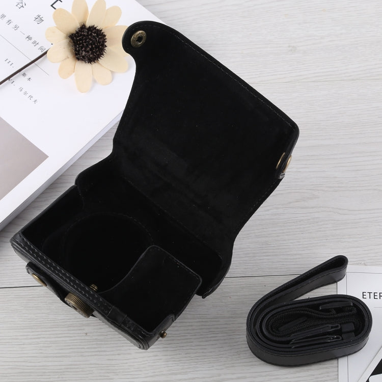 Full Body Camera PU Leather Case Bag with Strap for Canon G16, For G16
